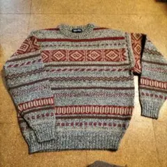 Southern Harbor 幾何学模様ニットセーター 美品