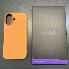 LISEN 超薄型 iPhone 17 ケース Magsafe対応 オレンジ