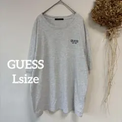 【ゲス】 L♪ 半袖 Tシャツ バックプリント クルーネック グレー