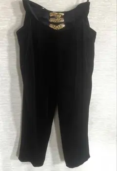 伊太利屋 GK ヴィンテージ ベロア調 クロップドパンツ 3連ゴールドチェーンのサムネイル