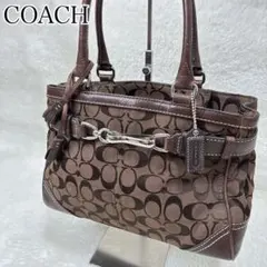 coach totebag humptons signature brown