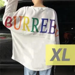 送料0 ロンT ビッグシルエット Tシャツ 長袖 ドルマン袖 カットソー XL