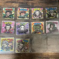 鬼滅の刃マン　遊郭編　ビックリマンシール 10枚セット