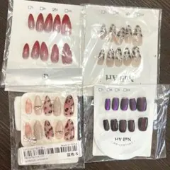 ネイルチップ 4点セット まとめ　ギャルのサムネイル