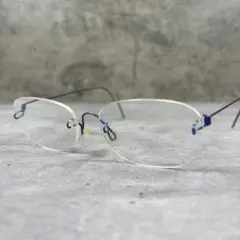 LINDBERG AIR TITANIUM リムレス オーバル型メガネ 軽量