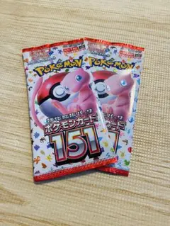 ポケモンカード151 未開封 2パック クレーンゲーム景品