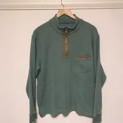 着画あり!!used 古着 プルオーバー ハーフジップスウェットのサムネイル
