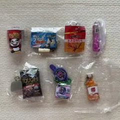 ミニチュア お菓子 たまごっち 明治 森永 ガチャガチャ カプセルトイ 7点