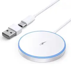 MagSafe充電器 ワイヤレス マグネット式 急速充電 軽量 コンパクト
