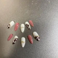 ネイルチップ　上品　可愛い始業式　社会人　入社式　清楚系　韓国Kポップ　ギャル