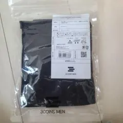 3COINS MEN 冷感フェイスタオル ブラック未開封