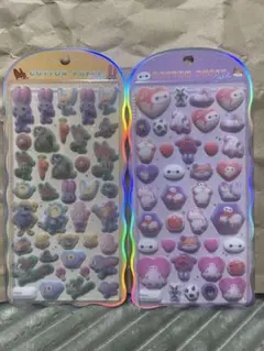 【シール】ズートピア・ベイマックス　コットンパフィーシールセット