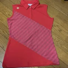 【美品】デサントゴルフ　ノースリーブ　Mのサムネイル