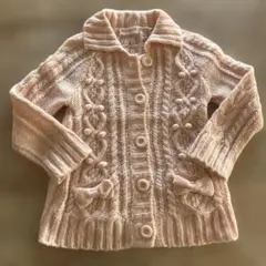 mezzo piano カーディガン 110 ピンク