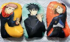 呪術廻戦×しまむら　コラボ　ダイカットクッション　虎杖・伏黒・釘崎