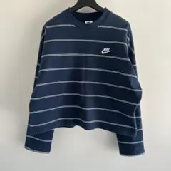 Nike ストライプトレーナー XL ネイビー