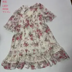 新品　L'EST ROSE チュニック　ブラウス　大きいサイズ　日本製のサムネイル
