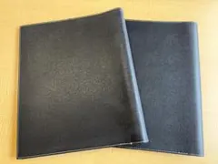A4リングファイル 30穴 ブラック 合皮製2冊セット ASKULのサムネイル