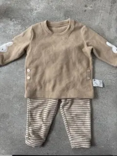 【美品】80cm ユニクロ UNIQLO ミッフィーパジャマ