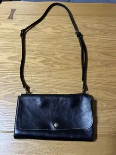 レザーお財布ショルダーバッグ