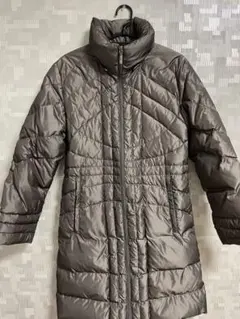 MONCLER グレー ロングダウンジャケット