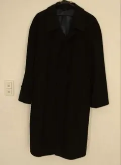 黒 ステンカラー カシミアコート　BILLKISER 難あり