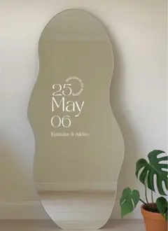 【期間限定セール】ウェルカムミラーステッカーウェルカムボードウェルカムスペース