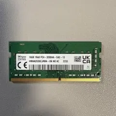 SK hynix ノートPC用メモリ 16GB PC4-3200AA