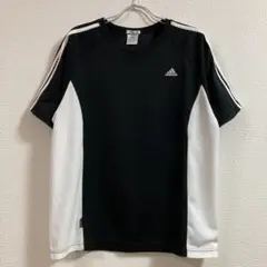 adidas クライマライト Tシャツ ブラック 3本線 アディダス メンズ 黒