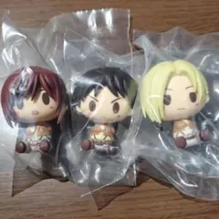 一番くじ　進撃の巨人　☆G賞 ちょこのっこフィギュア×3種
