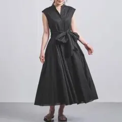 セオリーリュクス 23AW 完売ウォッシャブルロングワンピース 38 黒