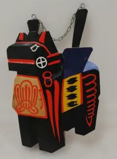 木彫り 馬 壁掛け 工芸品