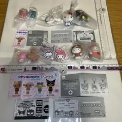 ガチャのサンリオキャラクターマスコット関係詰め合わせ未開封11種セット