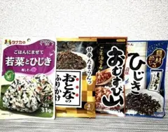 ふりかけ　おむすび山　若菜とひじき 　　　　　　おとなのふりかけ　しっとりひじきのサムネイル
