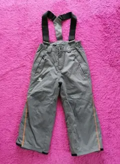 【美品】サロモン キッズ 120 スキー スノーボード パンツ