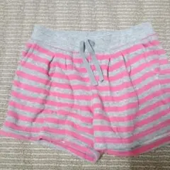 GapKids M (8) 半ズボン ピンク/グレー