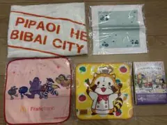 キャラクタータオルとハンカチセット