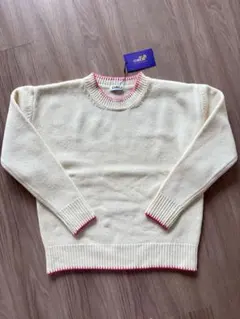 美品 OBLI オブリ ウール ニット セーター オフホワイト レディース 古着 中古 USED OBLI - 美品 OBLI オブリ ウール ニット セーター オフホワイト