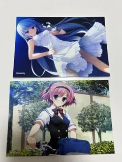 グリザイアの果実】台紙付きICカードステッカー 周防天音＆風見一姫