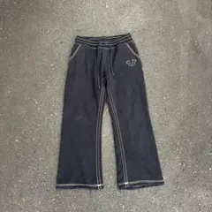 true religion トゥルーレリジョン 太ステッチスウェットパンツ大人気