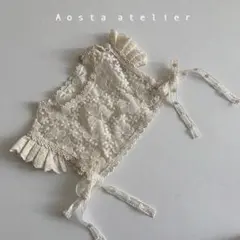 Aostaレースベスト ビスチェ