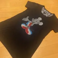 ミッキーマウス ラインストーン Tシャツ