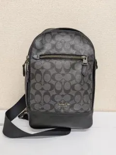 極美品】COACH グラハム シグネチャー ボディバッグ ショルダーバッグ