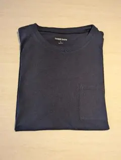 最安値‼️THREE DOTS ポケットTシャツ ネイビー XLのサムネイル