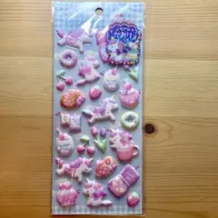 ユニコーンぷくぷくシール 香りつきシール