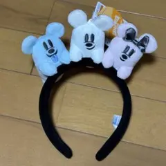 ハロウィン カチューシャ おばけ ミッキー ミニー 3連 東京ディズニーリゾート