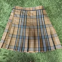 チェックミニスカート