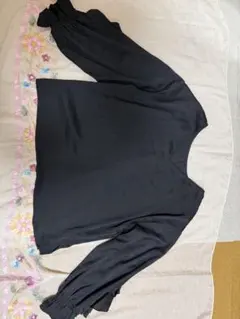 earth music&ecology 長袖ブラウス ブラック F