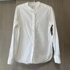 新品未使用　MUJI 綿100% ホワイト長袖シャツ XS 無印良品