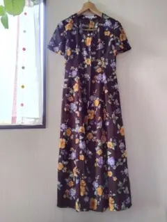 ロングワンピース　サイズ1　日本製　ワールド